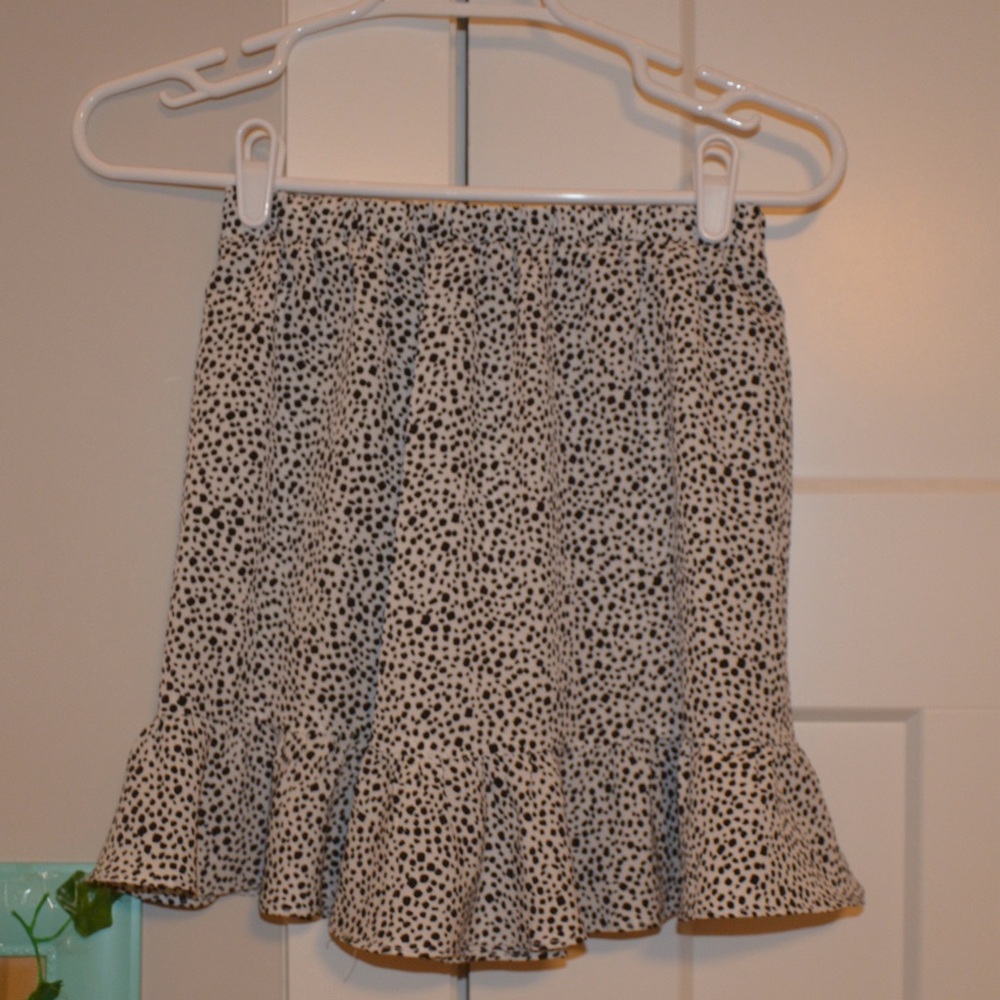 Polka Dot Ruffle Skirt